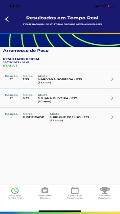 CPB Resultados Screenshot