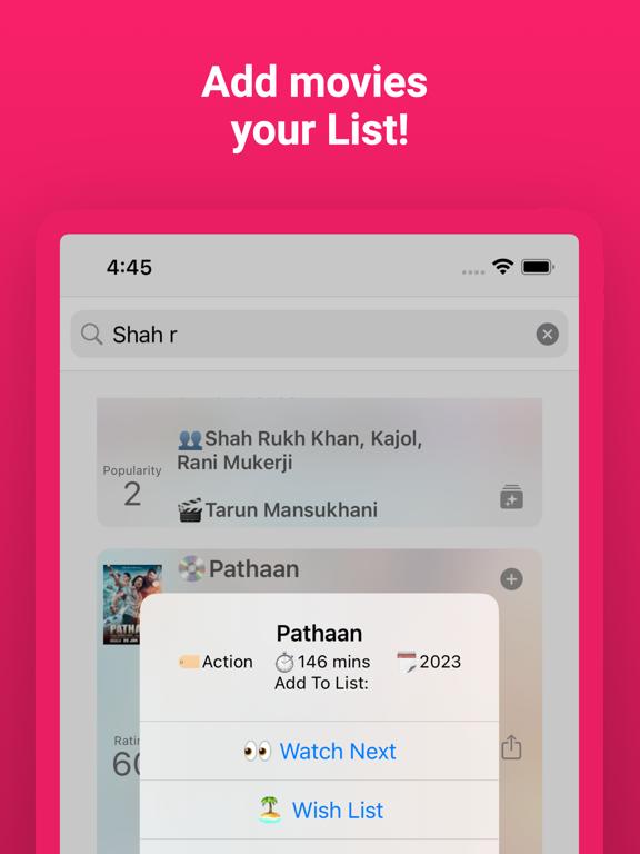 HindiFlix - Bollywood's App iPad screenshot 4 - Entertainment app