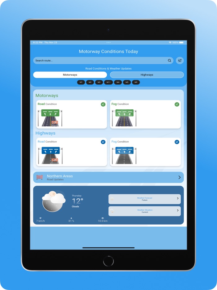 Motorway Conditions Today