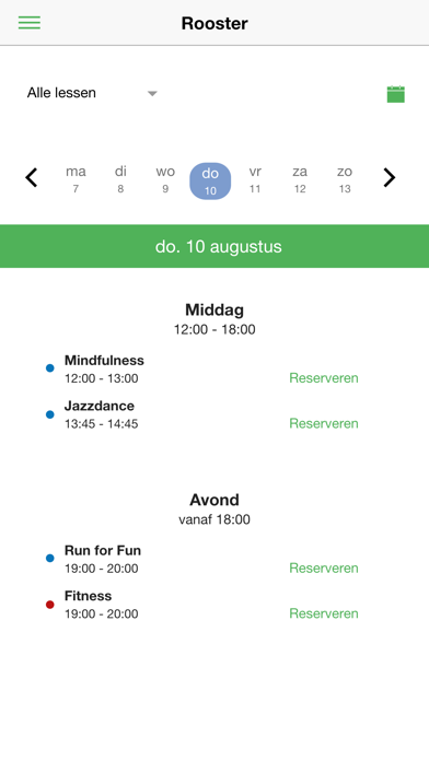 Sportpas Norg Screenshot
