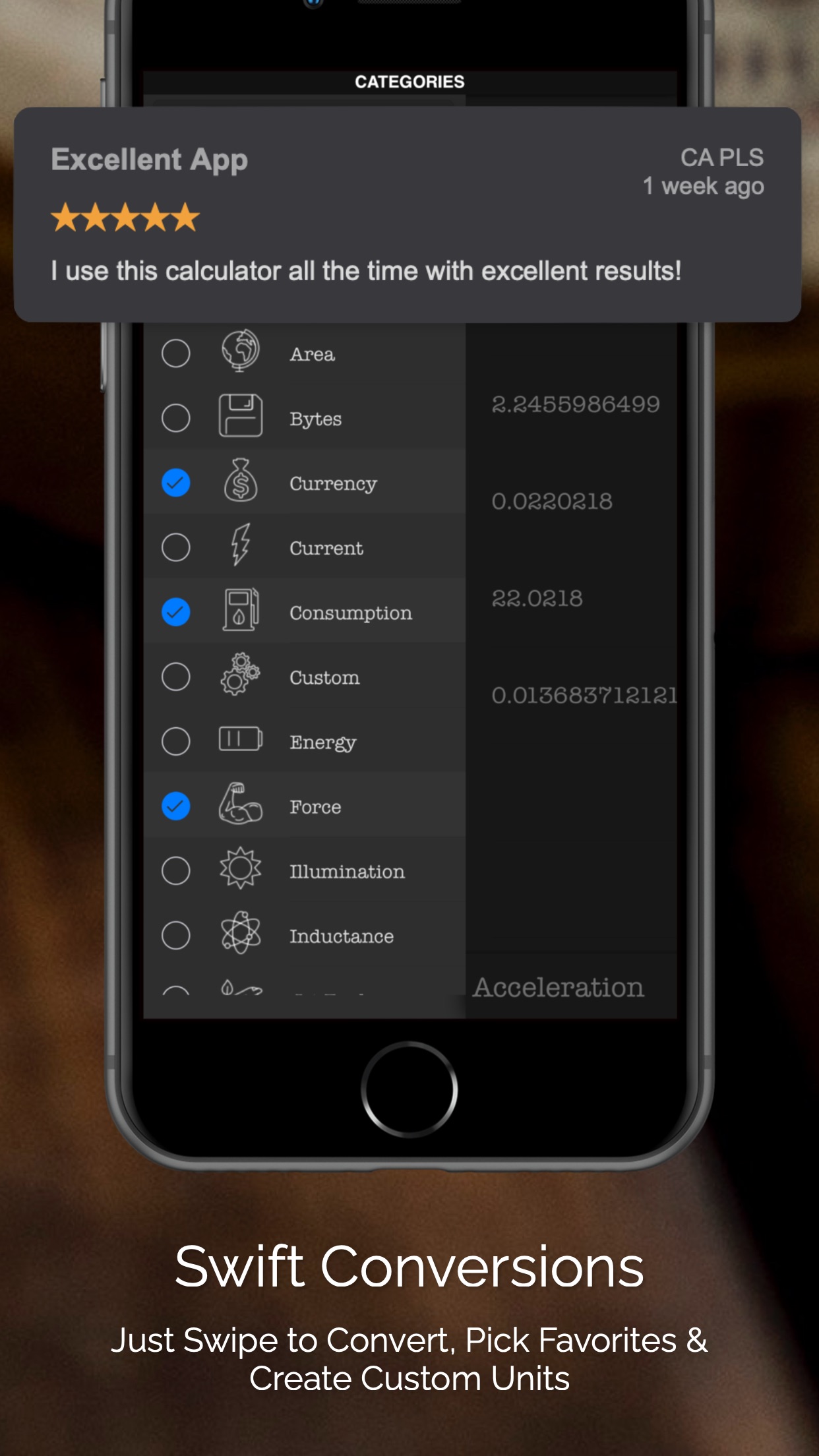 Screenshot do app CALC Smart Calculadora ±