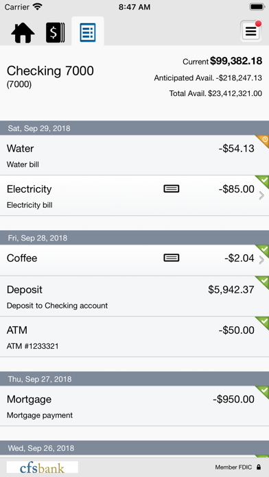 cfsbank – Business Mobile Screenshot