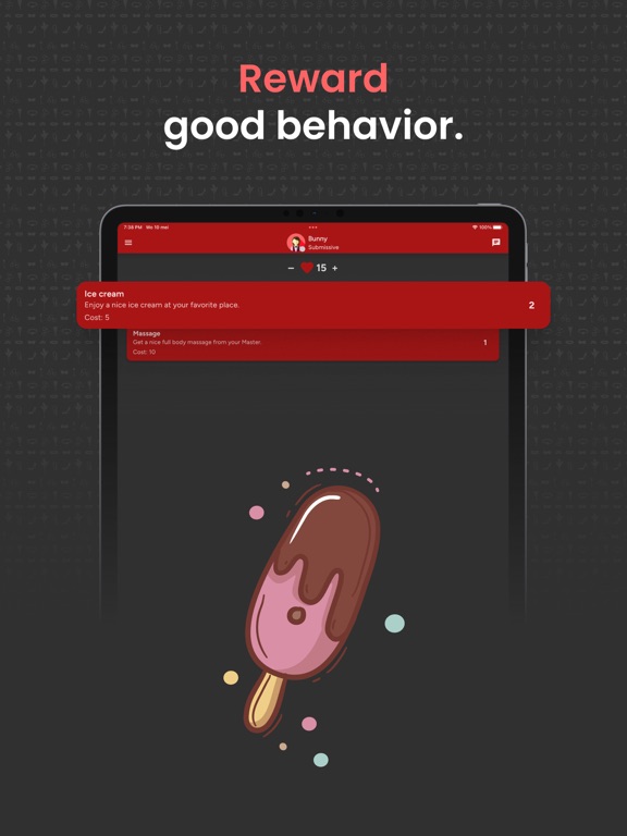 Screenshot #5 pour Obedience: BDSM habit tracker