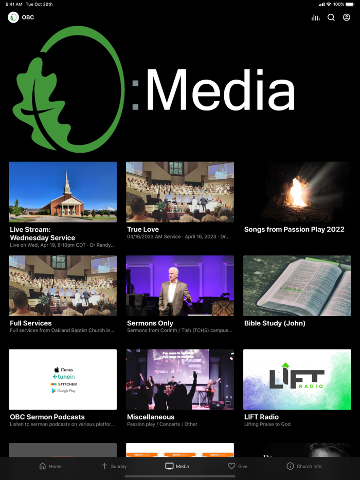 Oakland Baptist Church OBC