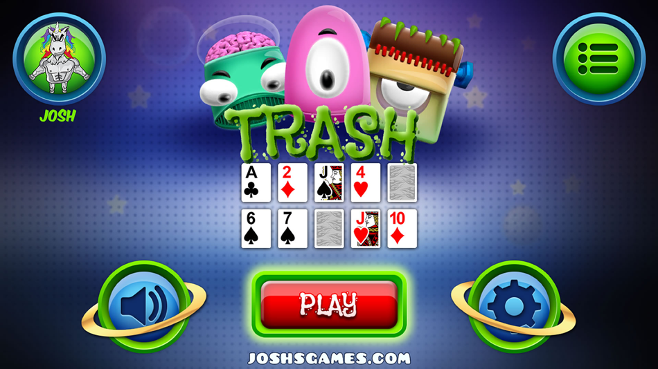 #3. Trash Card Game (iOS) Podle: GLOBE NETWORKING LLC