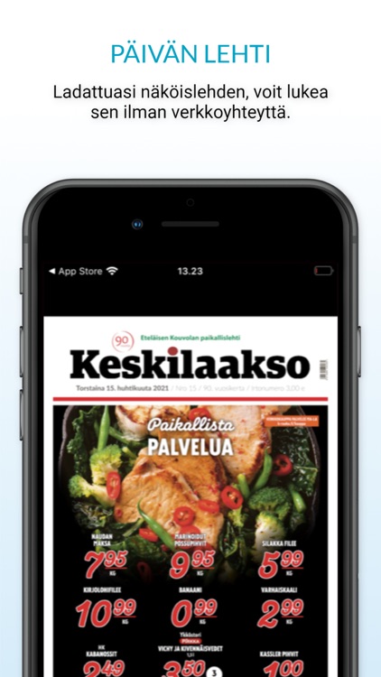 Keskilaakso, päivän lehti