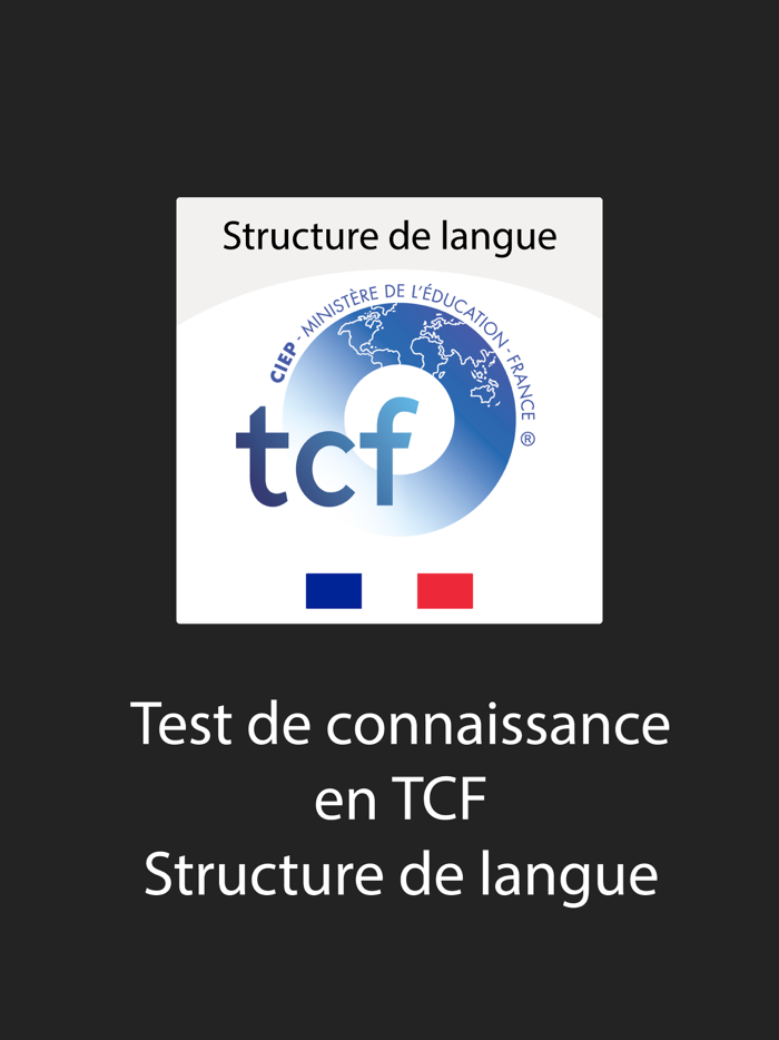 TCF - Structure de langue