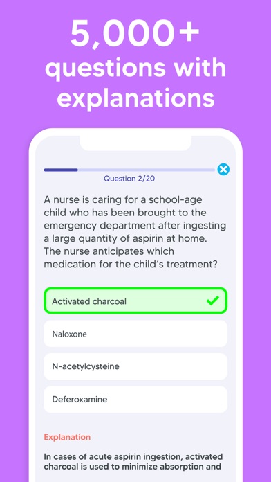 NCLEX RN & PN Exam Prep Test Screenshot
