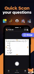 FOX AI: Math Problem Solver screenshot #2 for iPhone