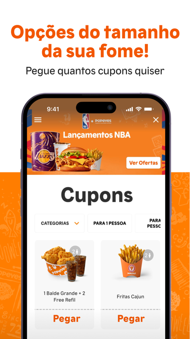 Popeyes Brasil Screenshot