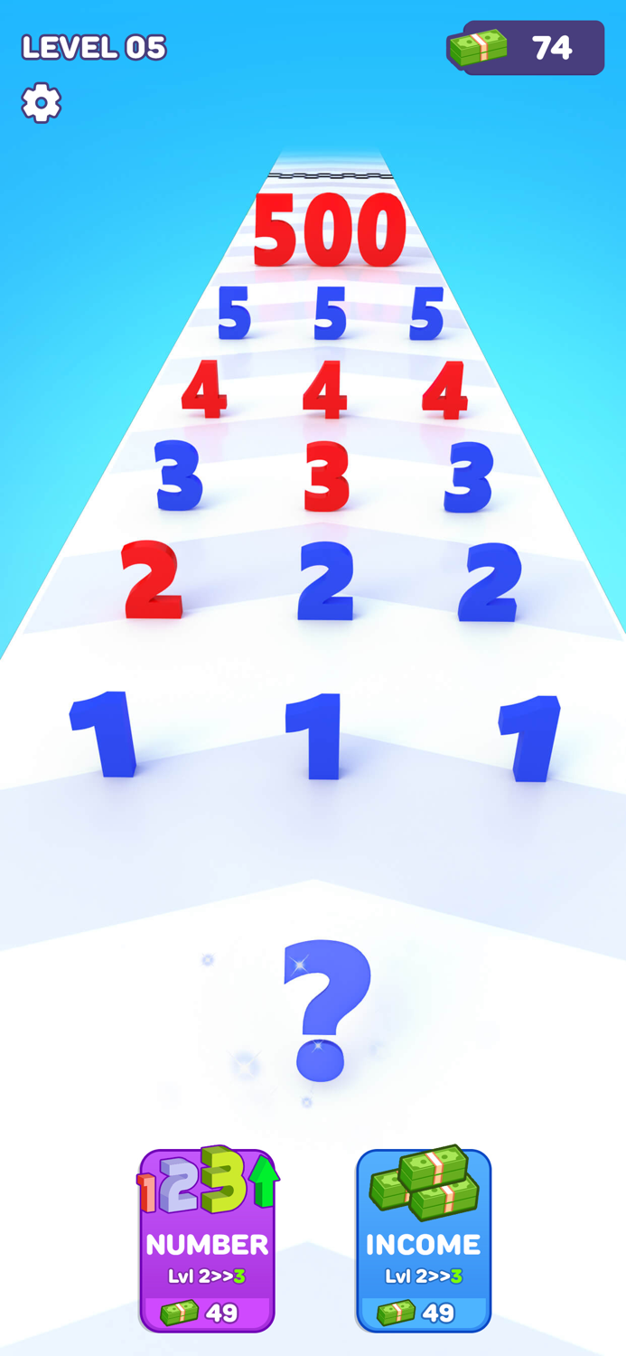 Number Run  Merge Master Game