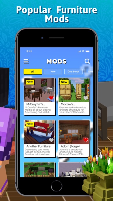 Furniture Mods for Minecraft, Screenshot