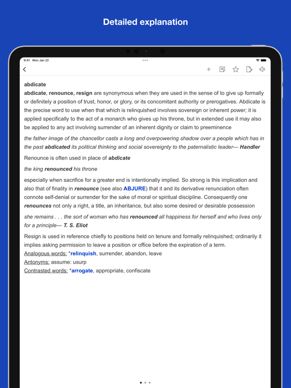 Screenshot #5 pour English Learner's Thesaurus