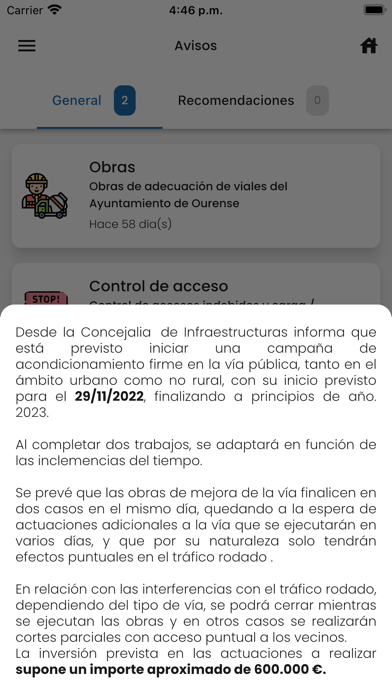 Ourense Concello Screenshot
