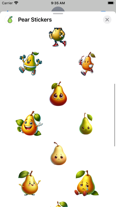 Screenshot #2 pour Pear Stickers