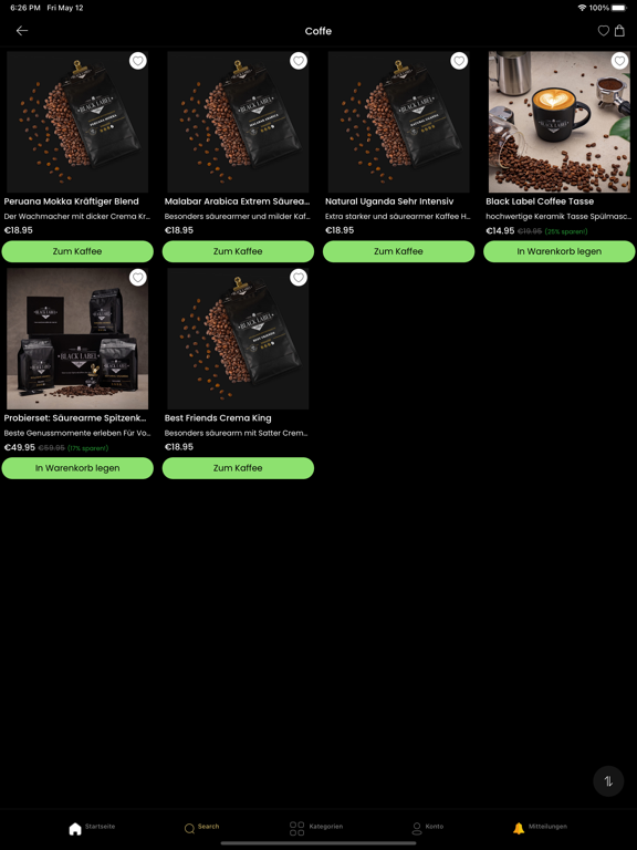 Screenshot #5 pour Black Label Coffee