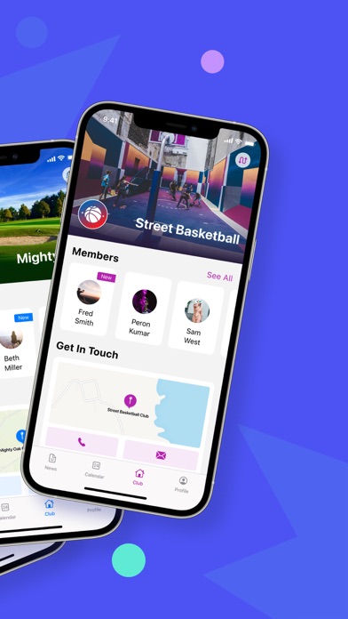 The Club App Screenshot