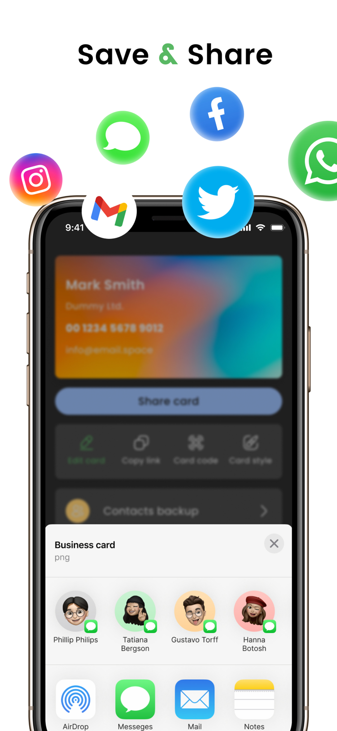 Business Card Reader and Maker