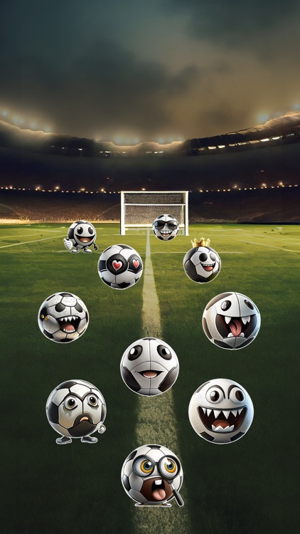 Soccer Faces Stickers