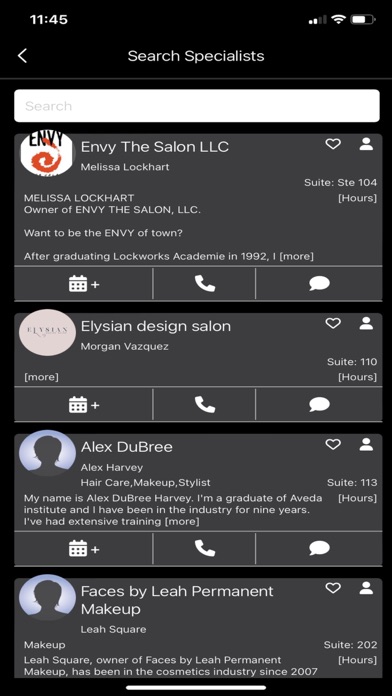 Mera Salon Suites Screenshot