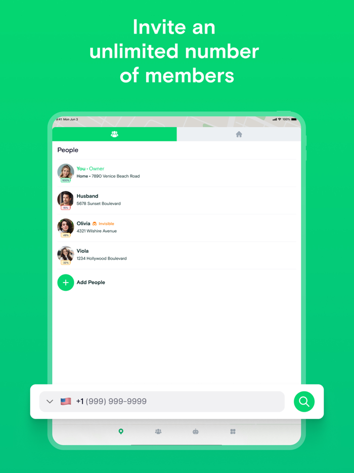 Number Tracker Family Locator