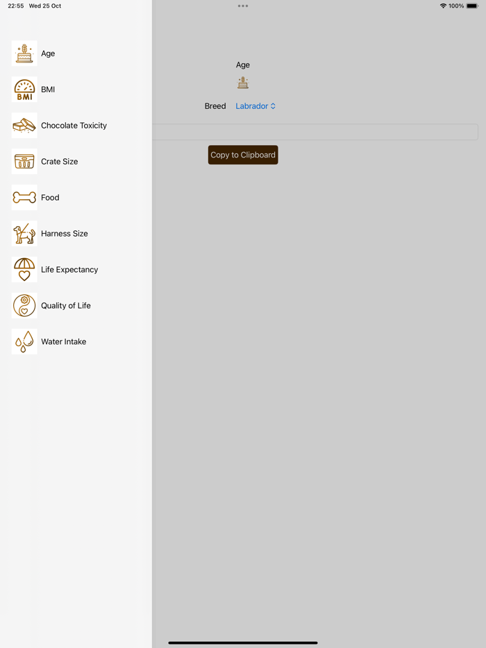 Dog health and body condition