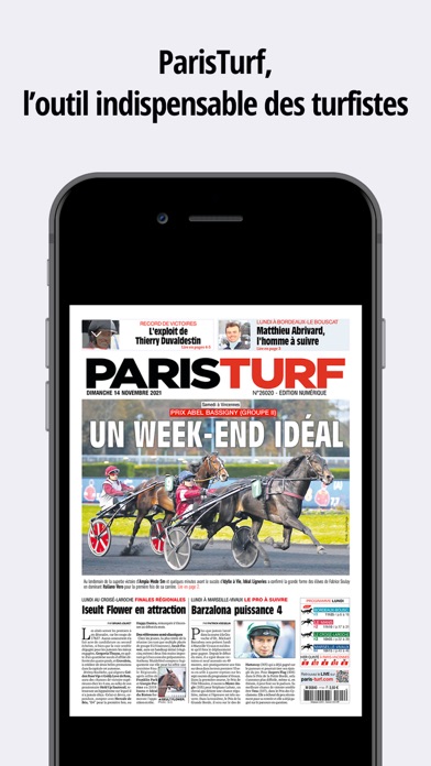 Paris Turf Journal Screenshot