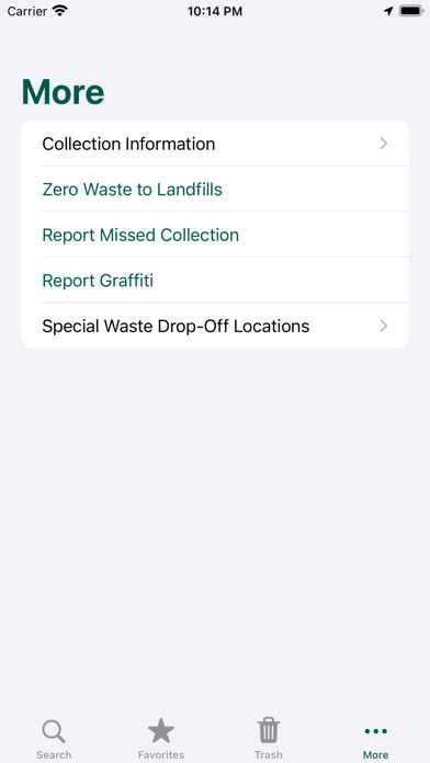 DSNY Pickup Screenshot