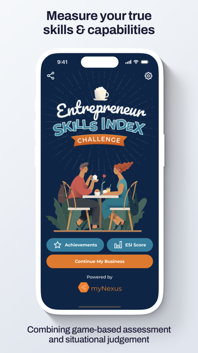 Entrepreneur Skills Index Screenshot
