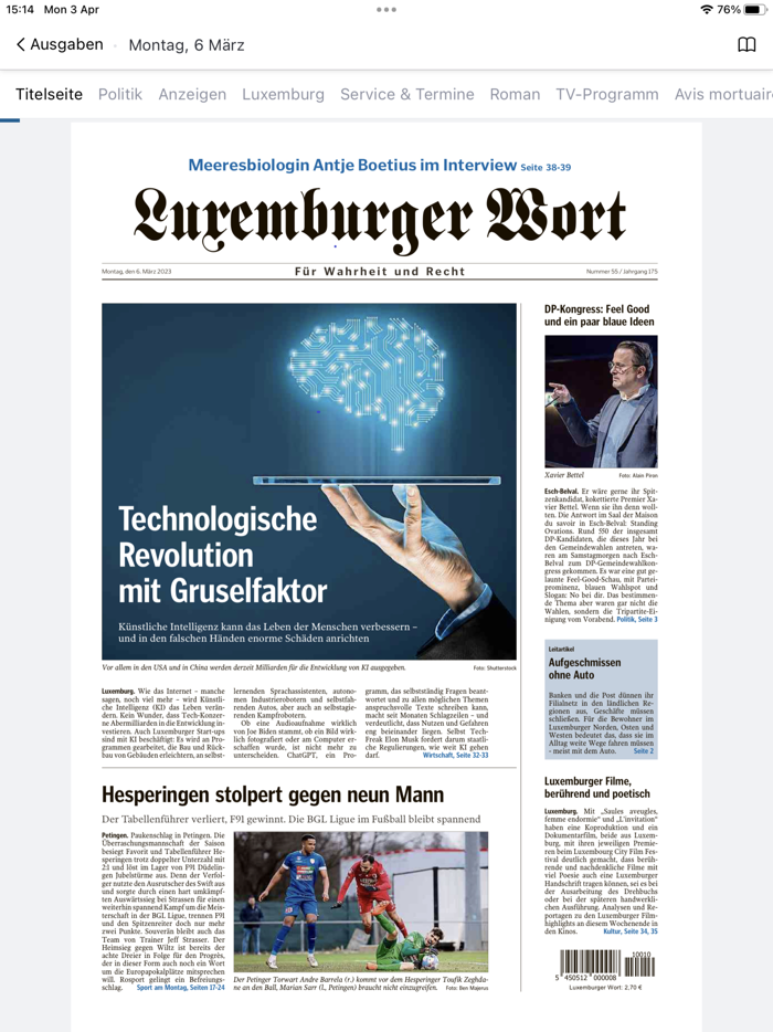 Wort E-Paper