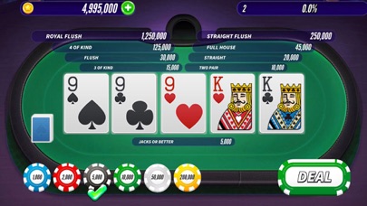 Video Poker-Casino Card Gamesのおすすめ画像3