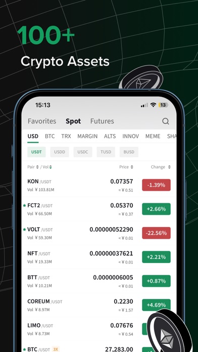 Poloniex 仮想通貨取引所スクリーンショット