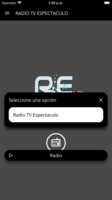 Radio Espectaculo TV Screenshot