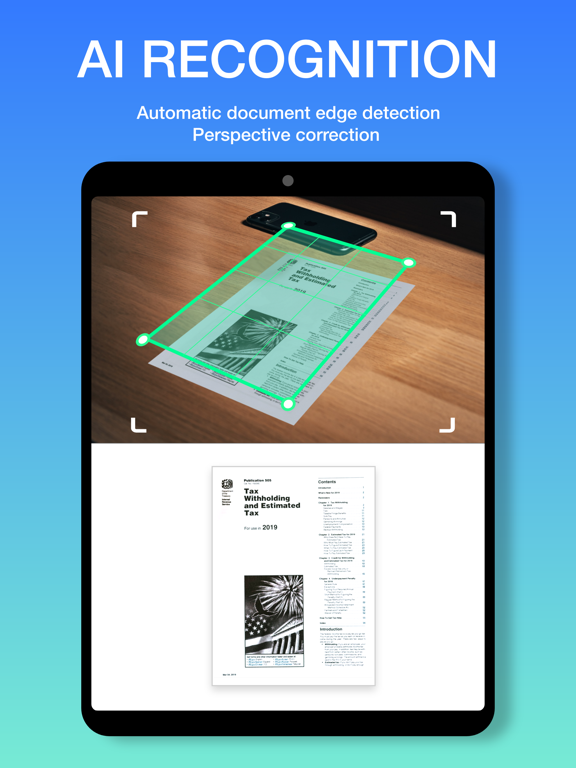 OneScanner: PDF Scanner App iPad screenshot 2 - Business app