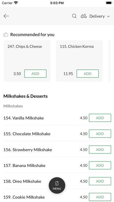 Shezan Indian Takeaway Screenshot