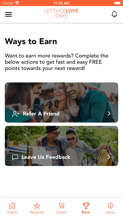 Lettuce Love Rewards Screenshot