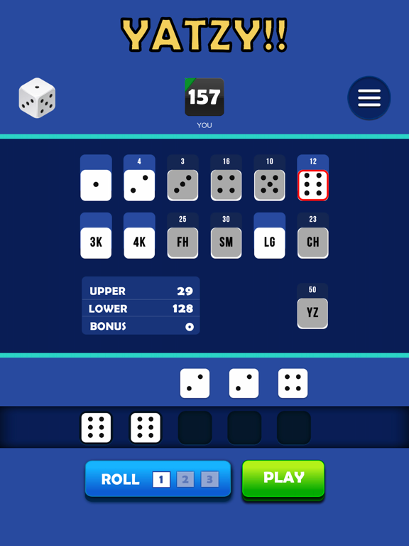 Yatzy!! - Classic Dice Game