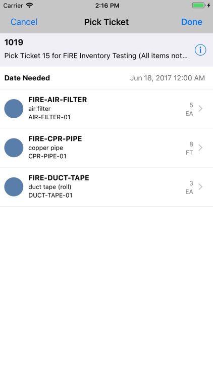 Perform 13.0 Inventory