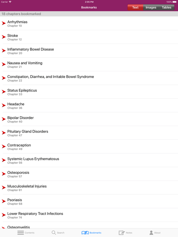 Pharmacotherapy Principles 6/E iPad screenshot