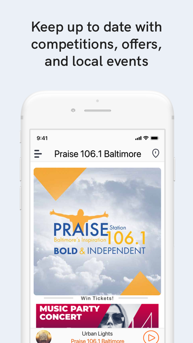 Praise 106.1 Baltimore Screenshot