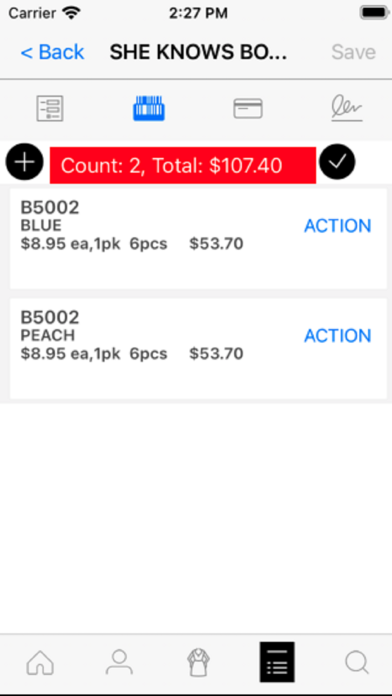 MAT-Mobile Sales Order ERP Screenshot