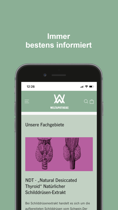 WELTAPOTHEKE Screenshot