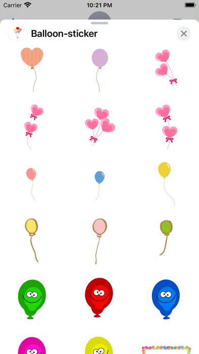 Cool Balloon stickers for text by FOMICHEV DENIS