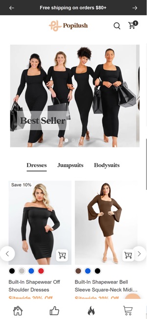 Popilush Best Discount Women's Shapewear Dress Sale