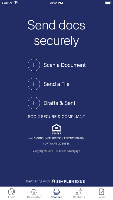 Essex Mortgage Homes Screenshot