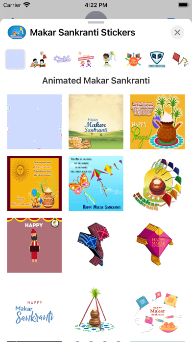 Screenshot #1 pour Makar Sankranti Stickers