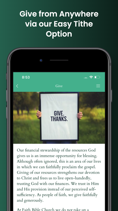 Faith Bible Church FL Screenshot