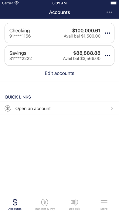 Energy One Fed Credit Union Screenshot