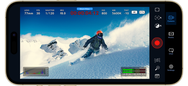 ‎Blackmagic Camera Screenshot