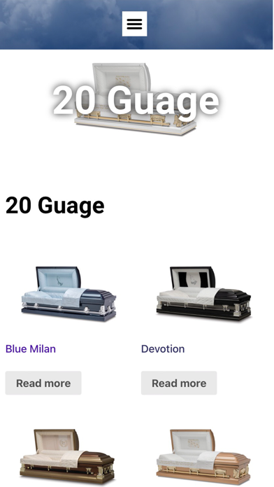 Macks Casket Sales Screenshot